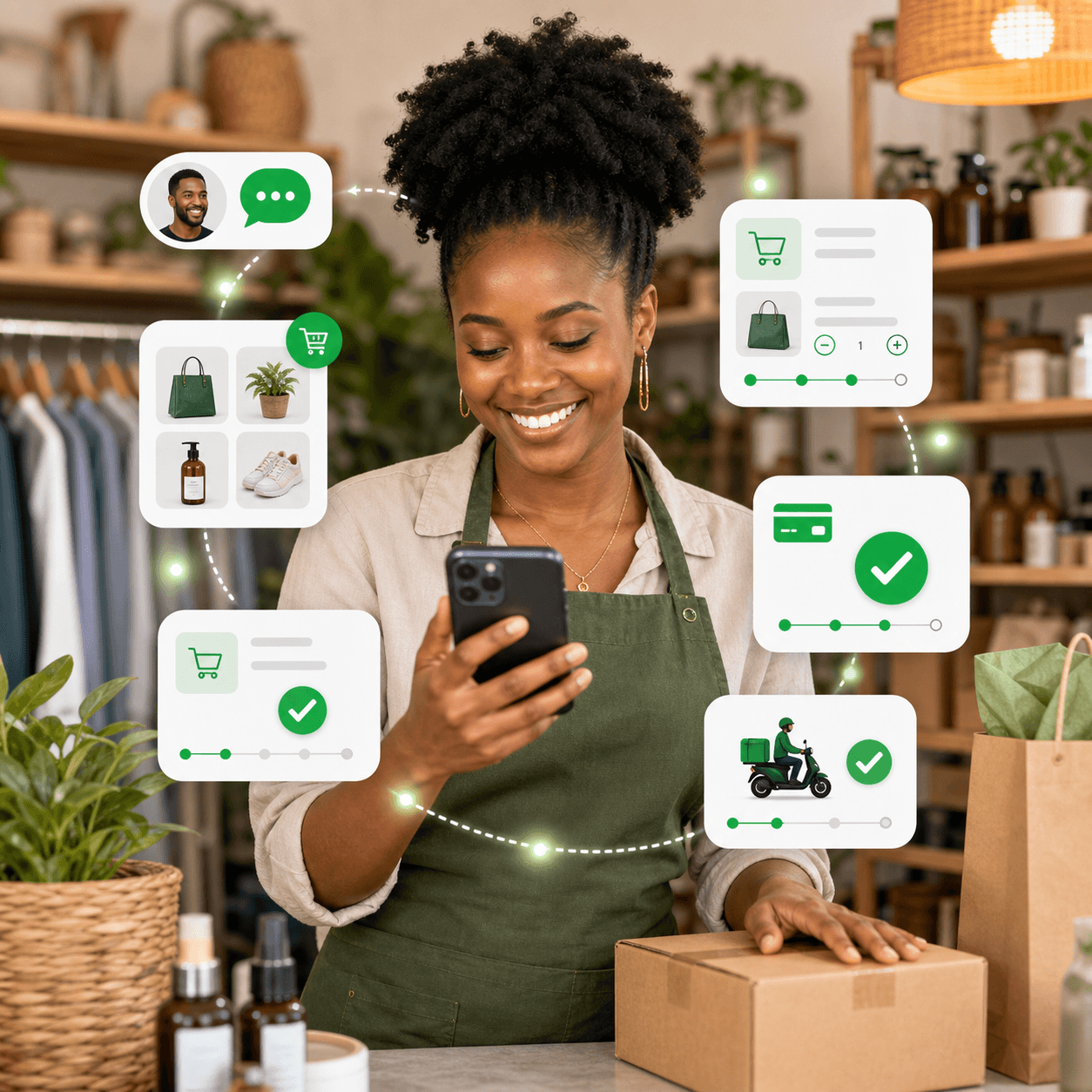 Turn WhatsApp DMs Into Real Orders.